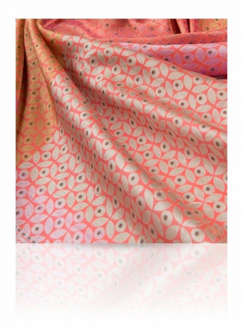 Палантин Женский SN-SMALL.FLORE/PEACH